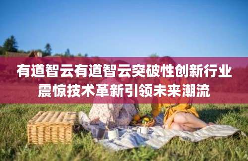 有道智云有道智云突破性创新行业震惊技术革新引领未来潮流