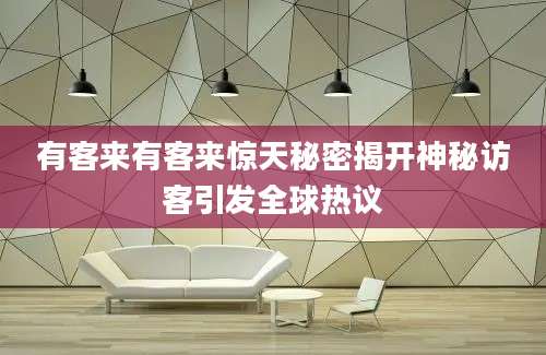 有客来有客来惊天秘密揭开神秘访客引发全球热议