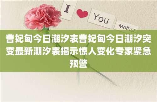 曹妃甸今日潮汐表曹妃甸今日潮汐突变最新潮汐表揭示惊人变化专家紧急预警