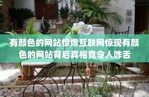 有颜色的网站惊爆互联网惊现有颜色的网站背后真相竟令人咋舌