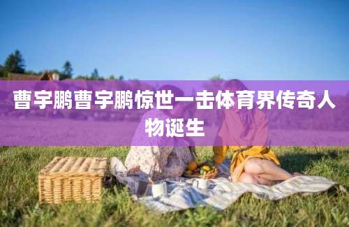 曹宇鹏曹宇鹏惊世一击体育界传奇人物诞生