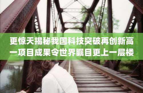 更惊天揭秘我国科技突破再创新高一项目成果令世界瞩目更上一层楼