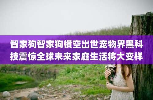 智家狗智家狗横空出世宠物界黑科技震惊全球未来家庭生活将大变样