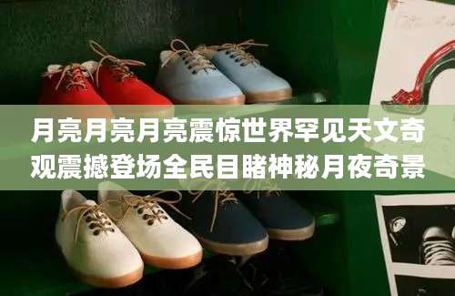 月亮月亮月亮震惊世界罕见天文奇观震撼登场全民目睹神秘月夜奇景