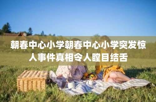 朝春中心小学朝春中心小学突发惊人事件真相令人瞠目结舌
