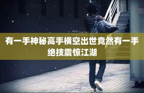 有一手神秘高手横空出世竟然有一手绝技震惊江湖