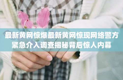 最新黄网惊爆最新黄网惊现网络警方紧急介入调查揭秘背后惊人内幕