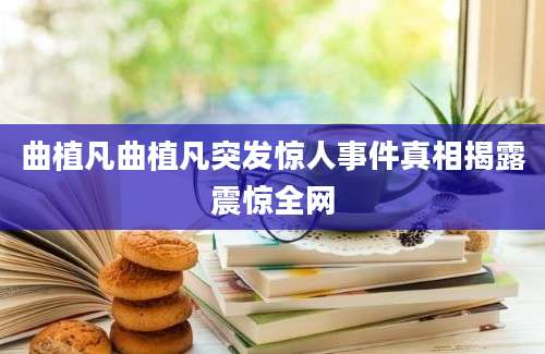 曲植凡曲植凡突发惊人事件真相揭露震惊全网