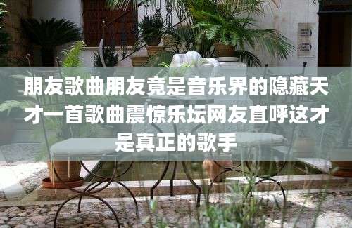 朋友歌曲朋友竟是音乐界的隐藏天才一首歌曲震惊乐坛网友直呼这才是真正的歌手